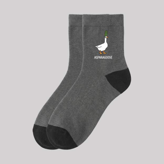 Asparagoose Geek Cotton Daily Socks