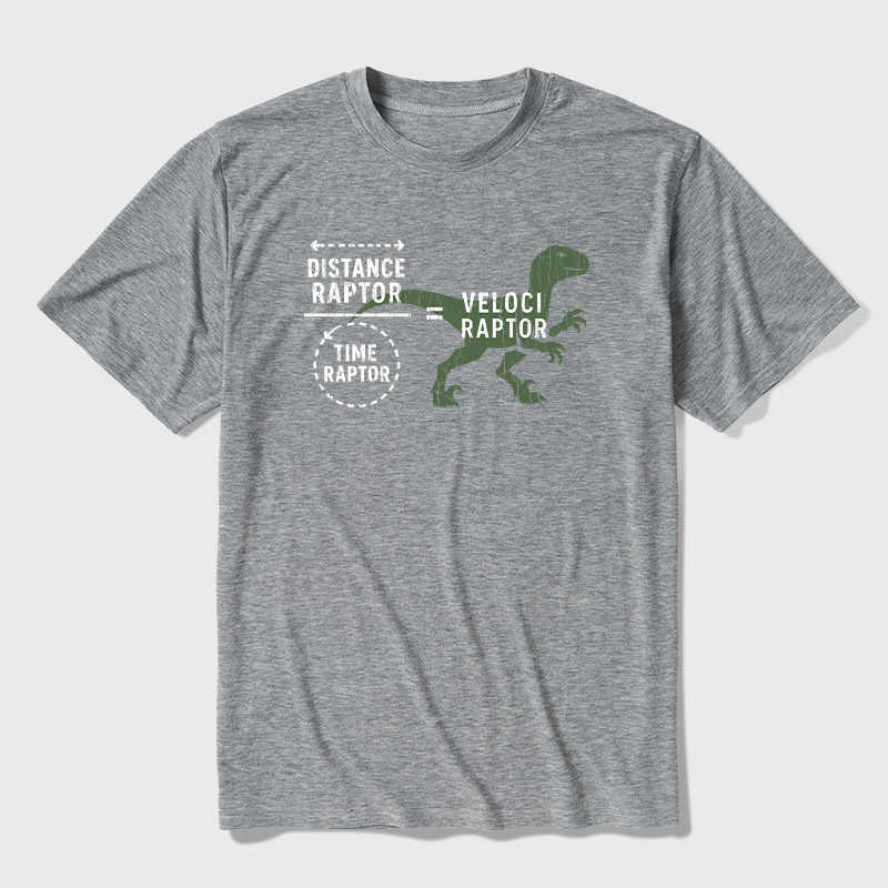 Equations Of Motion Science Velociraptor Ultra Soft Heather Tee