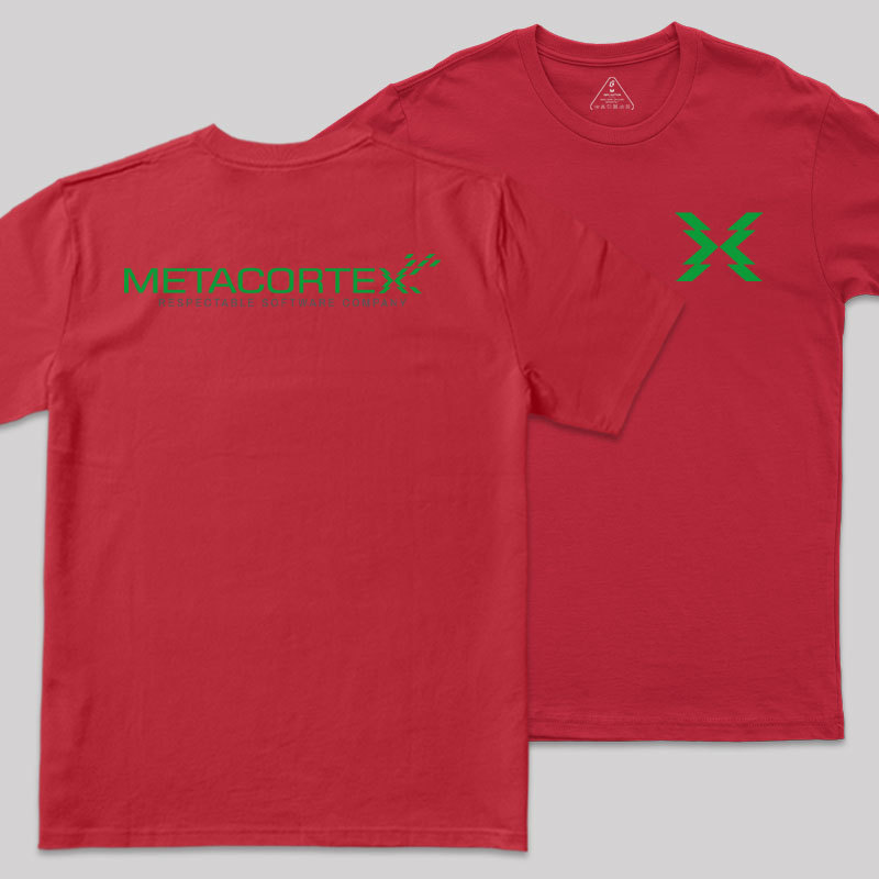 Metacortex Future Front and Back Printed Geek T-Shirt