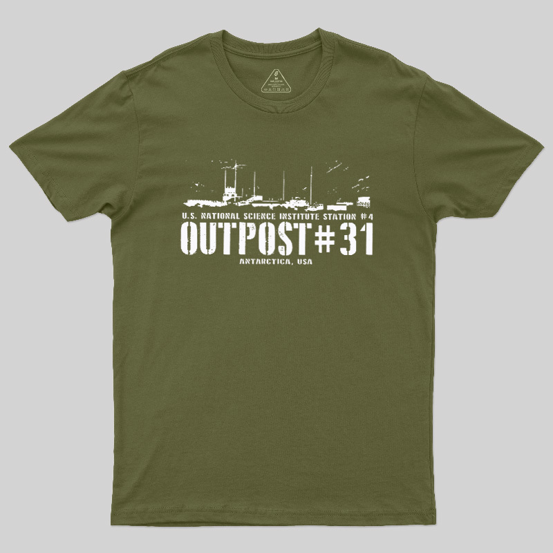 Antarctic Research Station Outpost 31 Style Geek T-Shirt