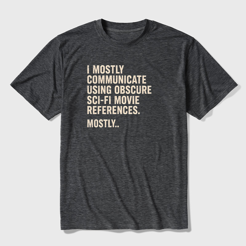 Sci-Fi Movie Reference Ultra Soft Heather Tee