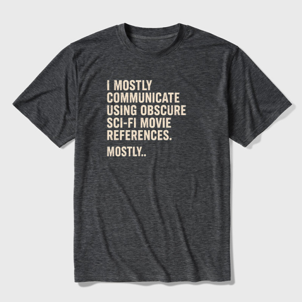 Sci-Fi Movie Reference Ultra Soft Heather Tee