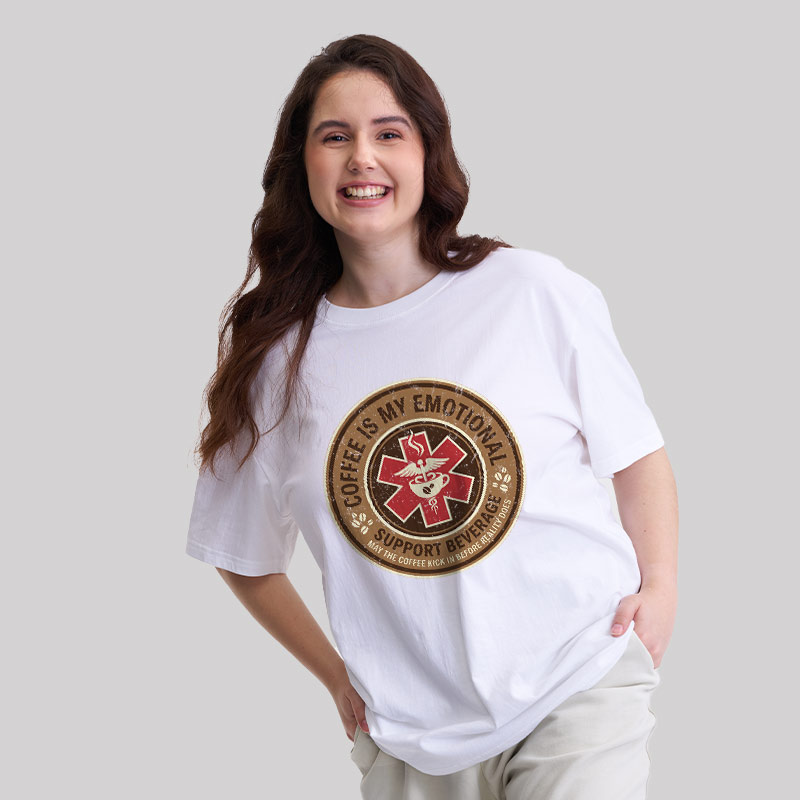 Coffee Is My Emotional Geek T-Shirt