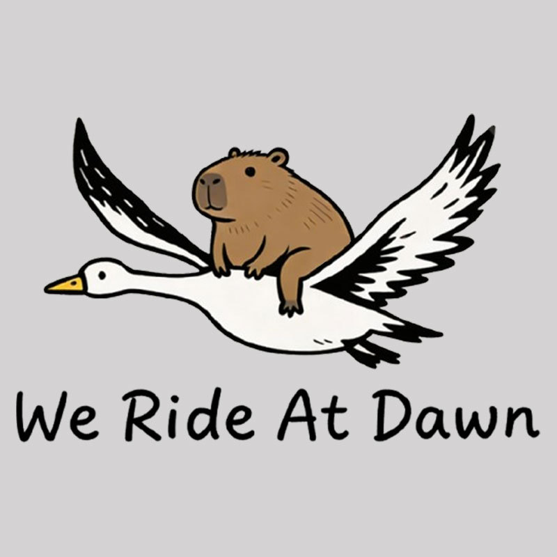 We Ride at Dawn Geek T-Shirt
