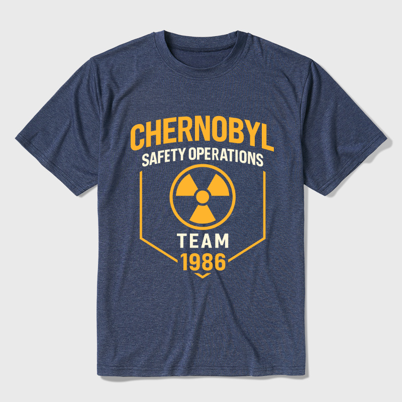 Chernobyl 1986 Safety Operations Team Ultra Soft Heather Tee