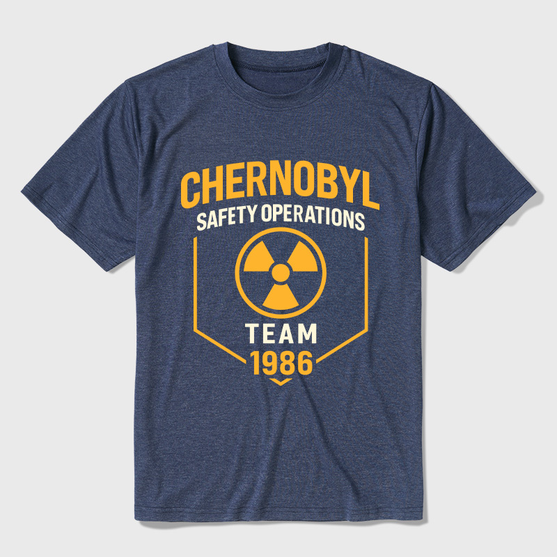 Chernobyl 1986 Safety Operations Team Ultra Soft Heather Tee