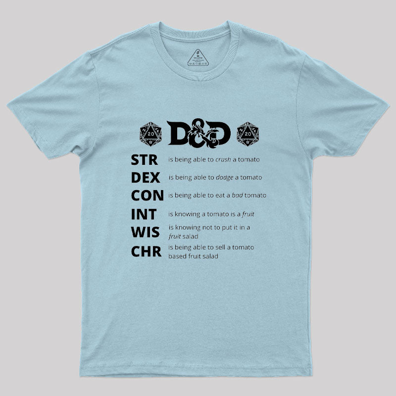 Dungeons And Dragons Gift Geek T-Shirt