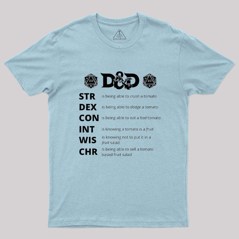 Dungeons And Dragons Gift Geek T-Shirt