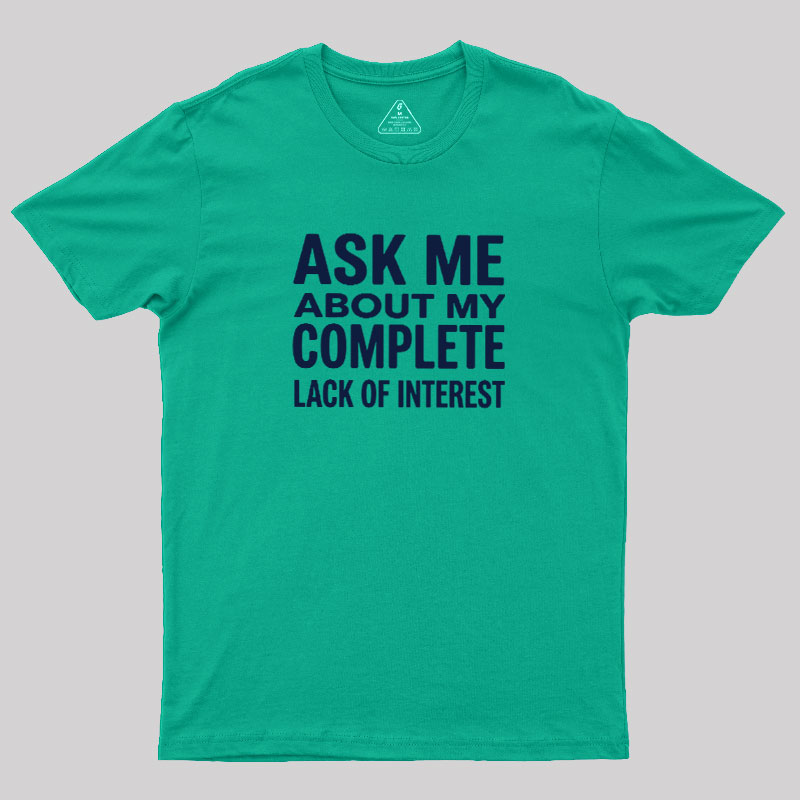 Interest Not Found Geek T-Shirt