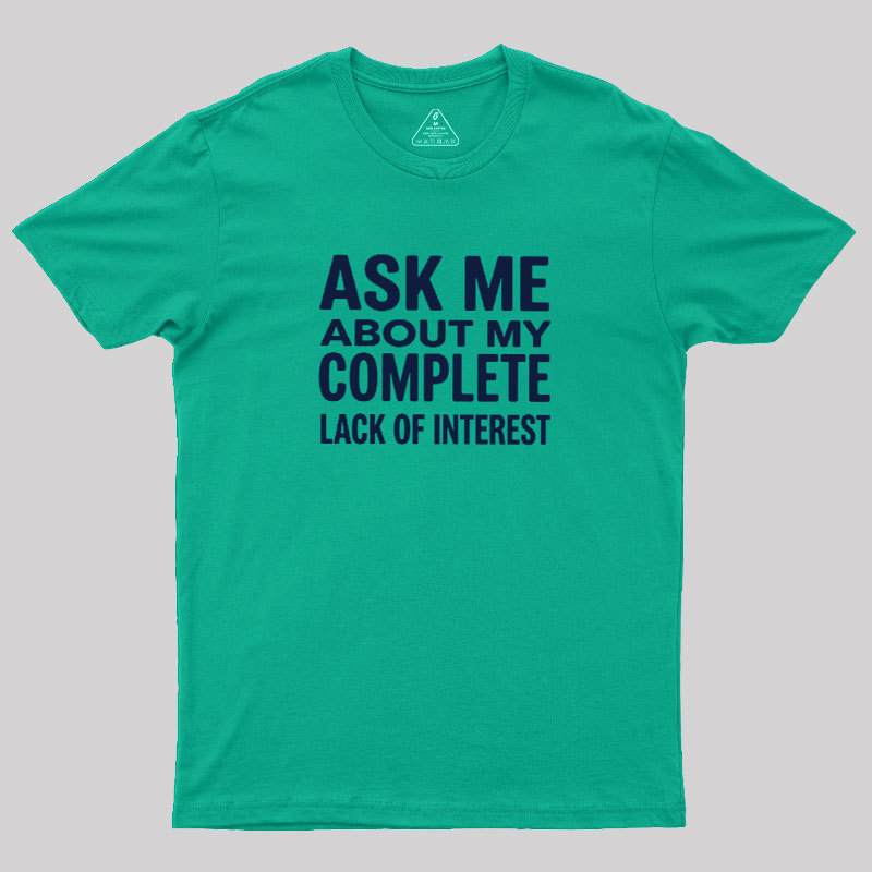 Interest Not Found Geek T-Shirt