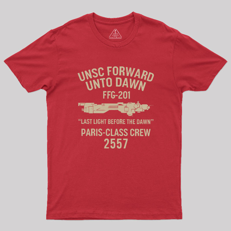 UNSC Forward Unto Dawn Geek T-Shirt