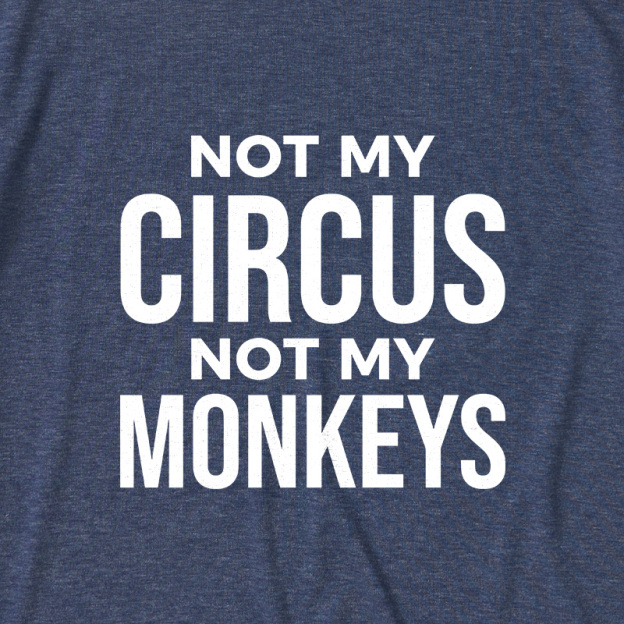 Not My Monkeys Ultra Soft Heather Tee
