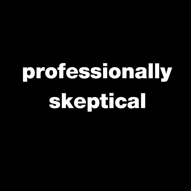 Professionally Skeptical Geek T-Shirt