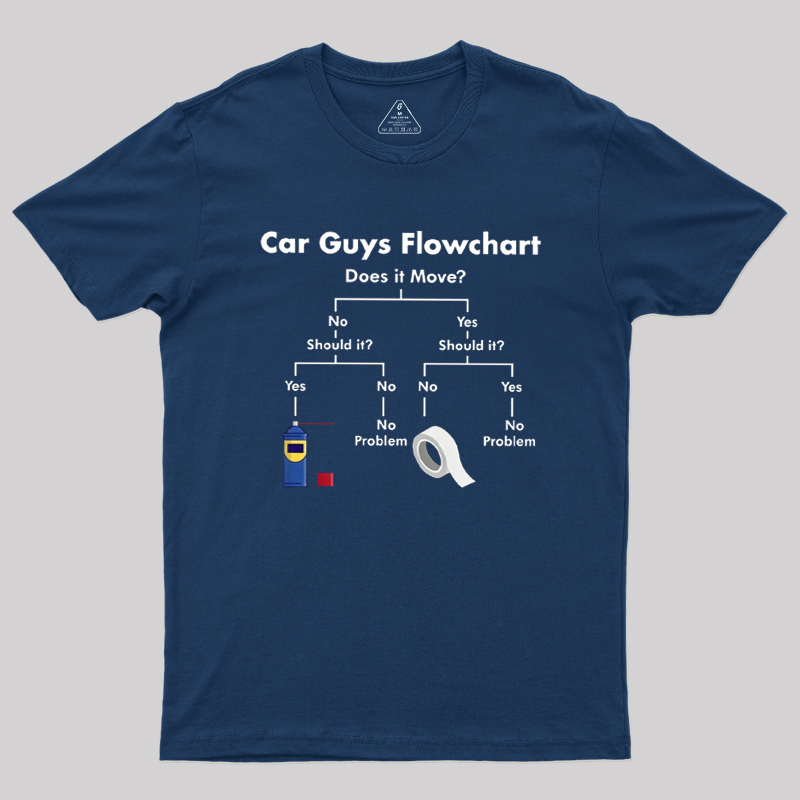 Car Guys Fix Flow Geek T-Shirt