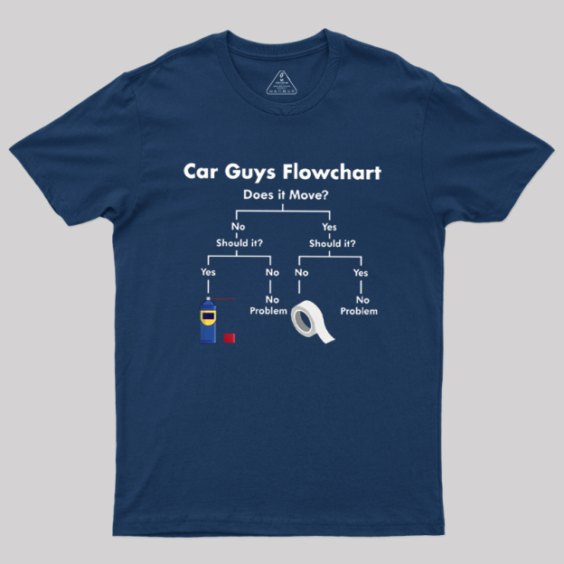 Car Guys Fix Flow Geek T-Shirt