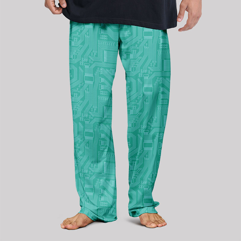 Circuit Board Elements Geek Loungewear Pants