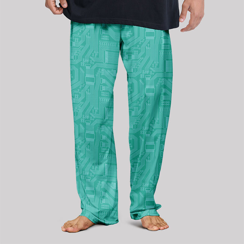 Circuit Board Elements Geek Loungewear Pants