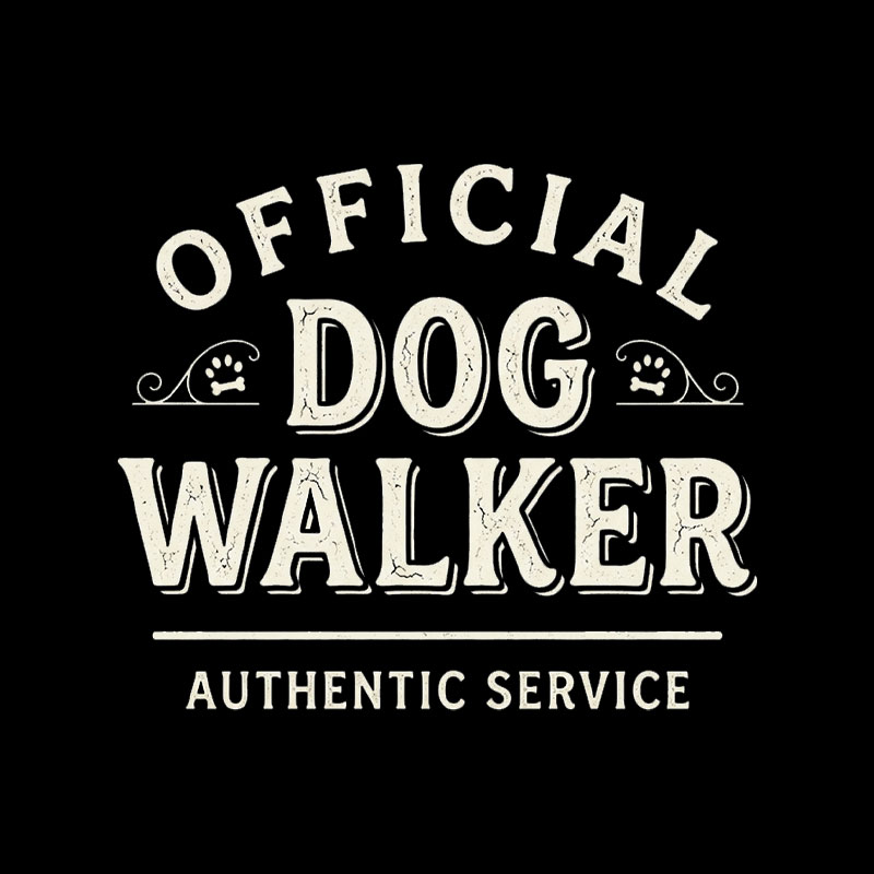 Official Dog Walker Geek T-Shirt