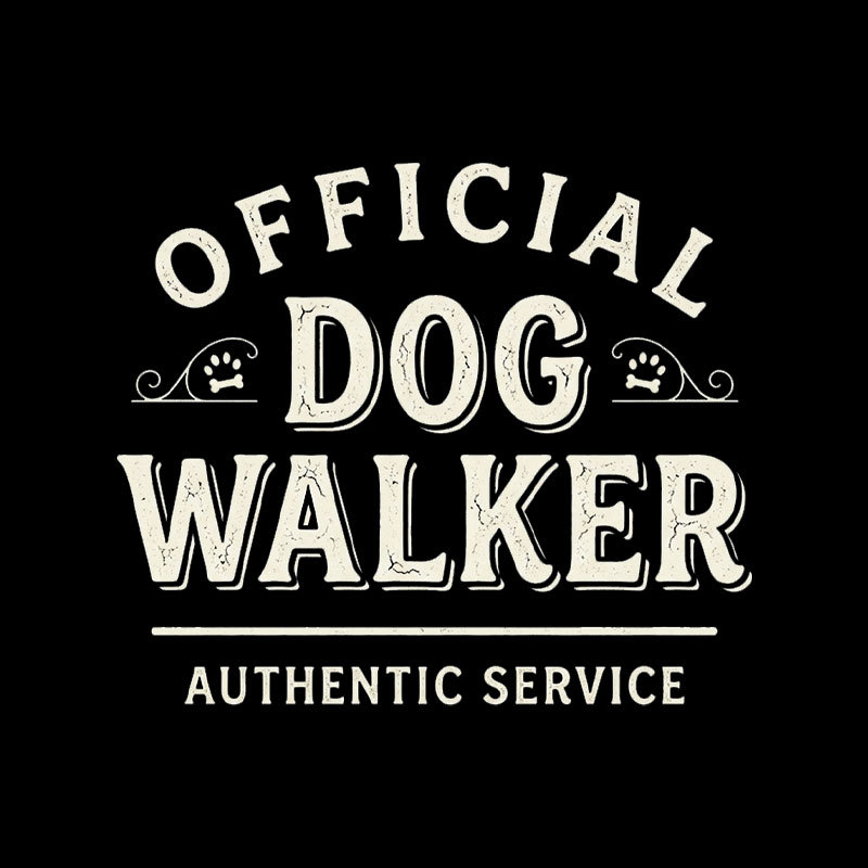 Official Dog Walker Geek T-Shirt