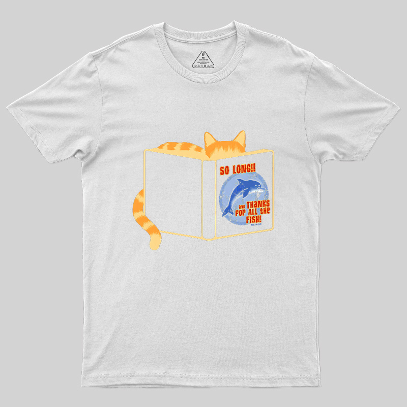 Cat Thanks For The Fish Geek T-Shirt