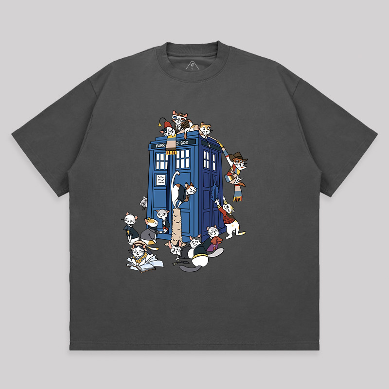 Doctor Cat Unisex Oversized T-shirt