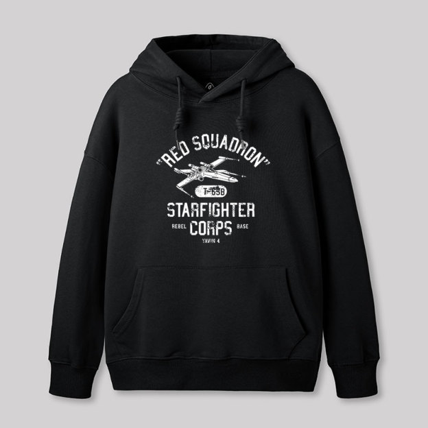 Scifi Wars Rebels Wing Starfighter Geek Hoodie