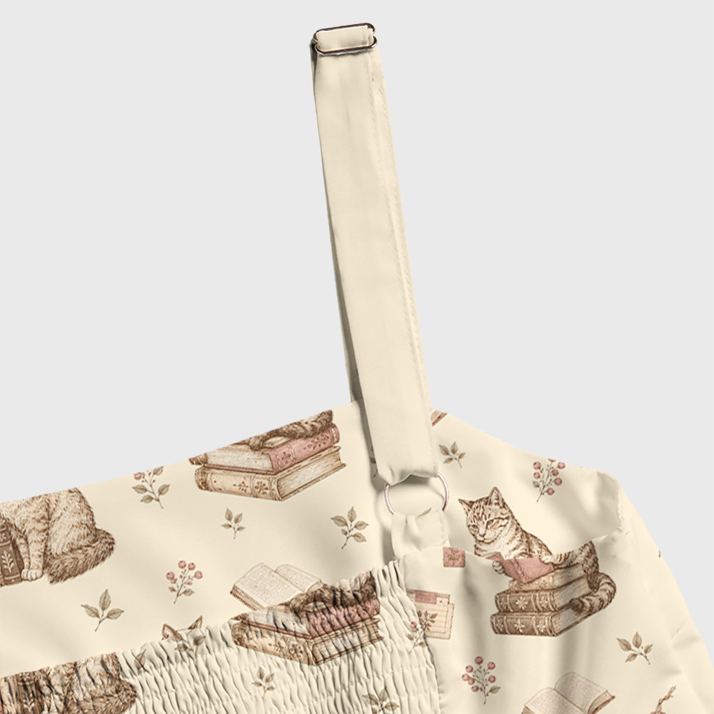 The Bookish Cat Library Geek Tiered Cami Maxi Dress