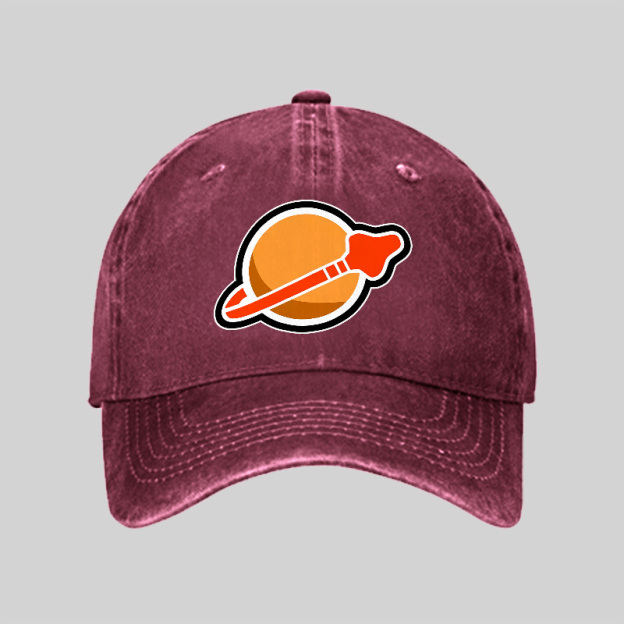 New Space Mars Washed Vintage Baseball Cap