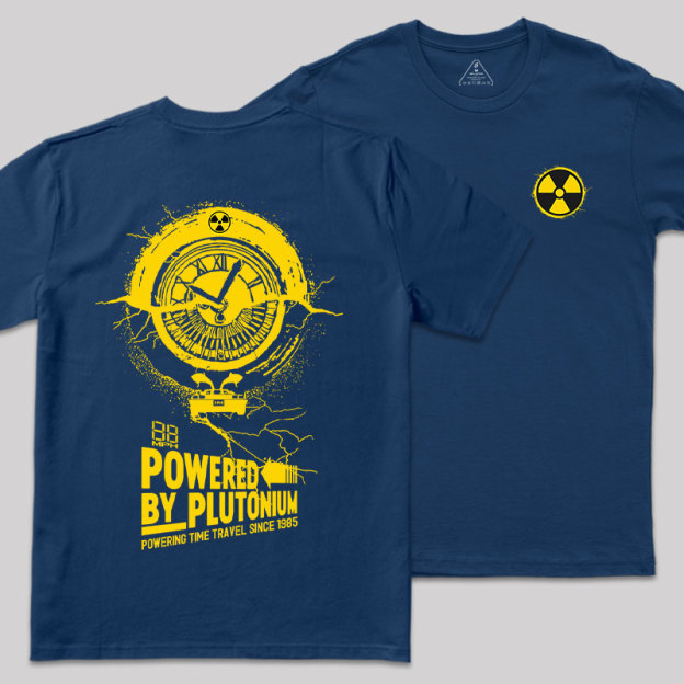 Plutonium Power Front and Back Printing Geek T-Shirt