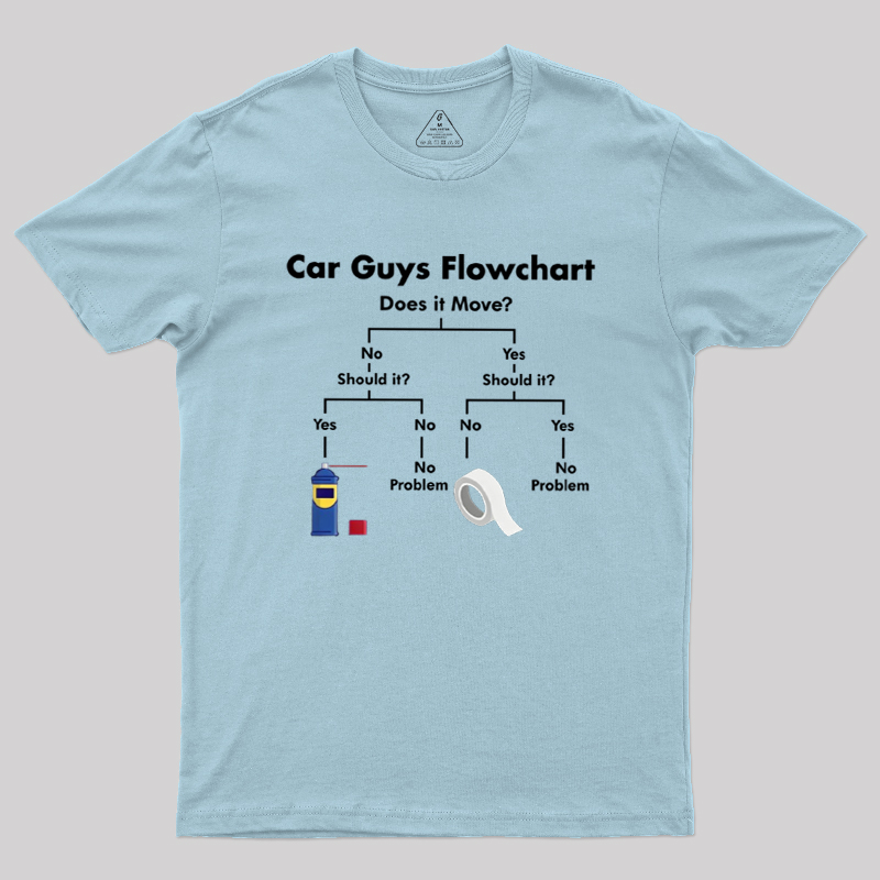 Car Guys Fix Flow Geek T-Shirt
