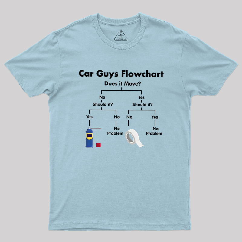 Car Guys Fix Flow Geek T-Shirt