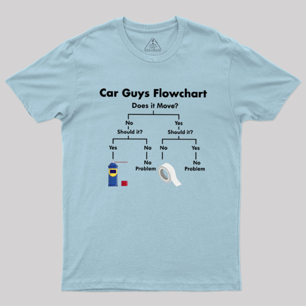 Car Guys Fix Flow Geek T-Shirt
