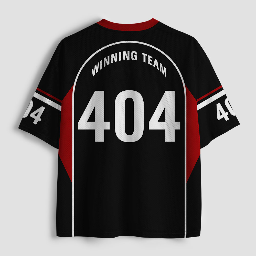 404 Winning Team Not Found Geek Mesh Jersey