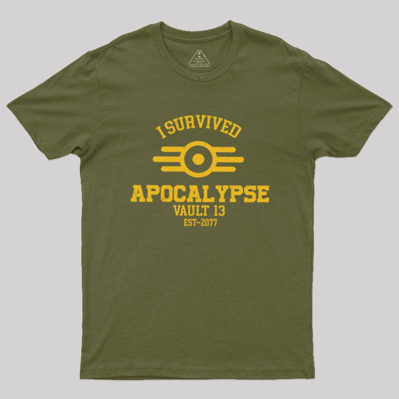 I Survived Apocalypse Geek T-Shirt