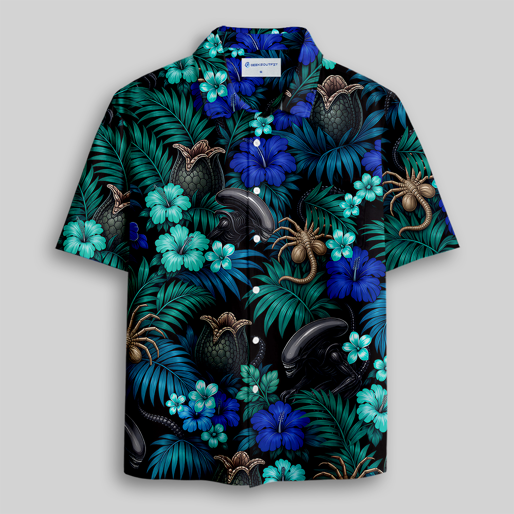 Hostile Bloom Button Up Pocket Shirt