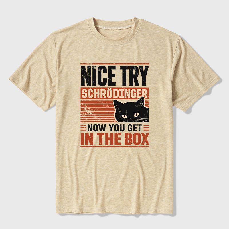 You Get Schrodinger's cat In The Box Ultra Soft Heather Tee