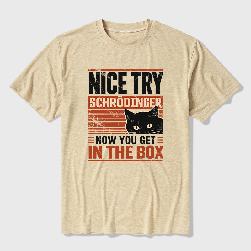 You Get Schrodinger's cat In The Box Ultra Soft Heather Tee