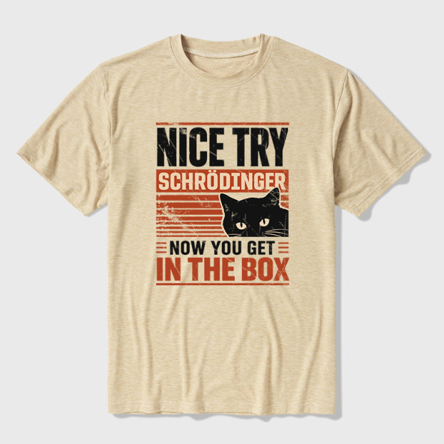 You Get Schrodinger's cat In The Box Ultra Soft Heather Tee