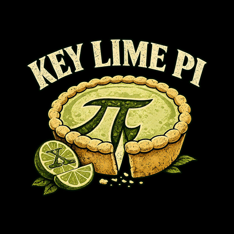 Key Lime Pi Math Geek T-Shirt