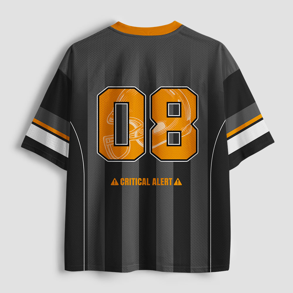 Do Not Disturb Football Geek Mesh Jersey