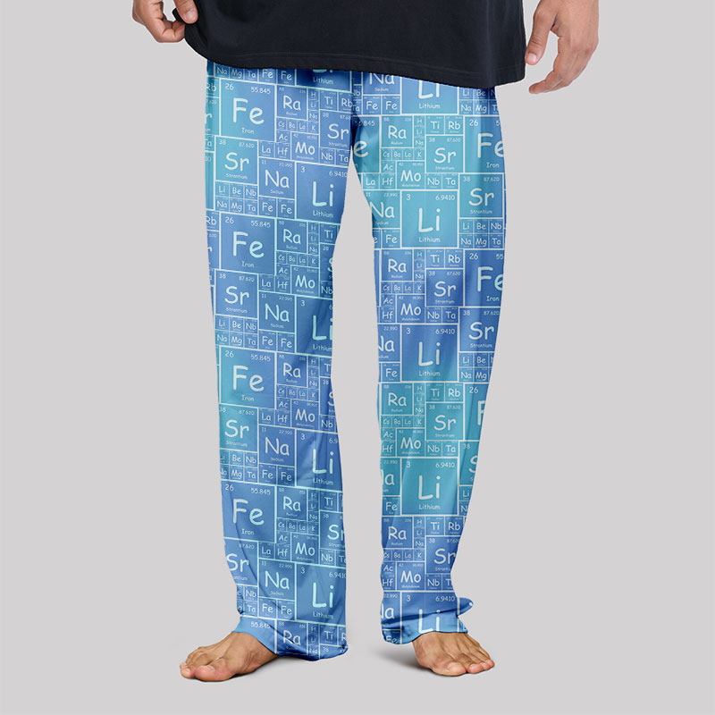 Chemical Element Wall Geek Loungewear Pants