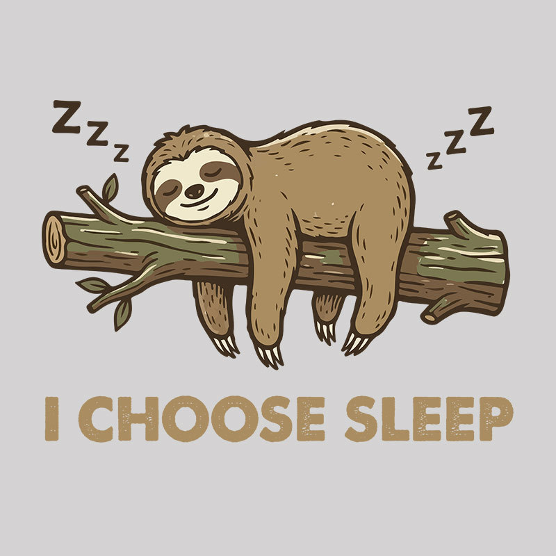I Choose Sleep Geek T-Shirt