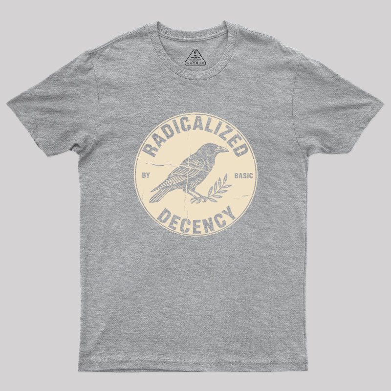 Radicalized By Basic Decency Geek T-Shirt