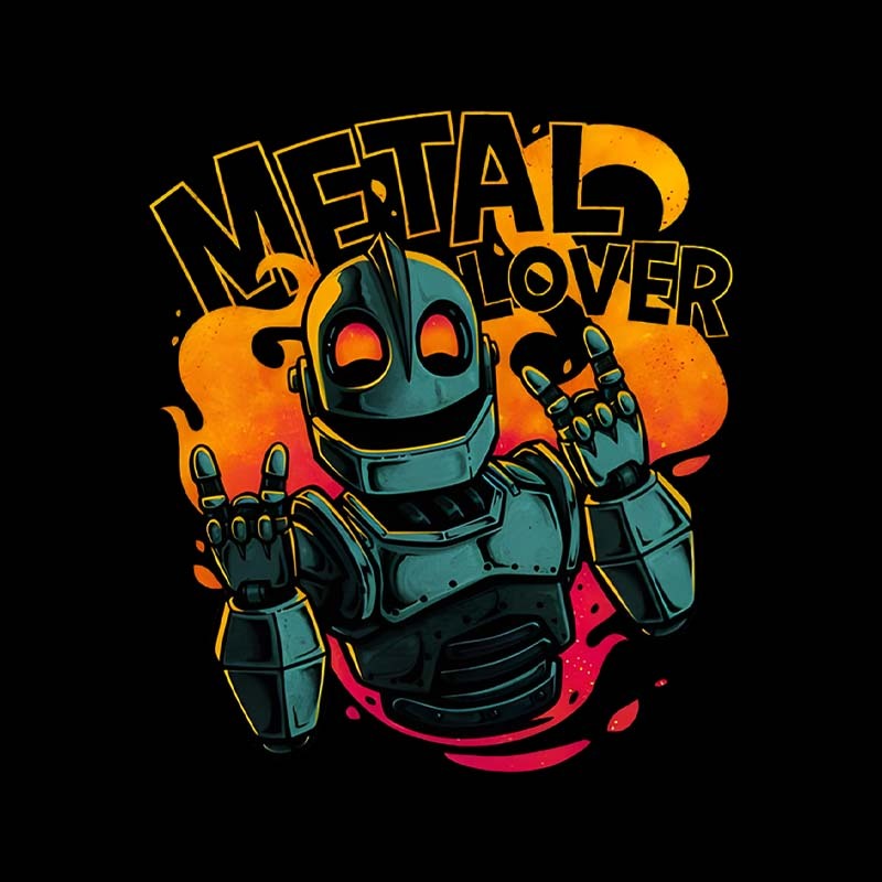 Giant Metal Lover Geek T-Shirt