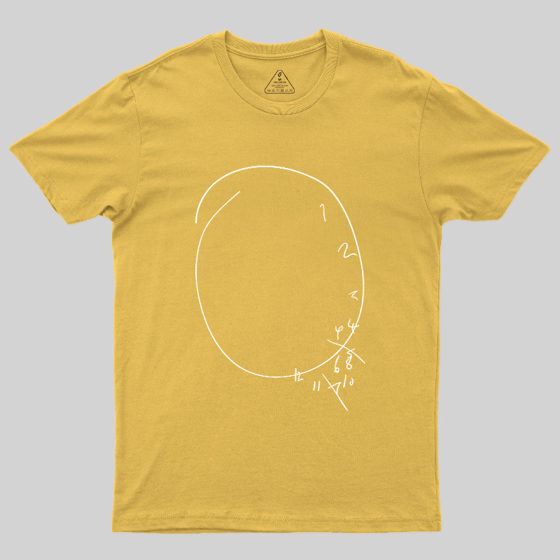 My Brain Can't Draw A Clock Geek T-Shirt