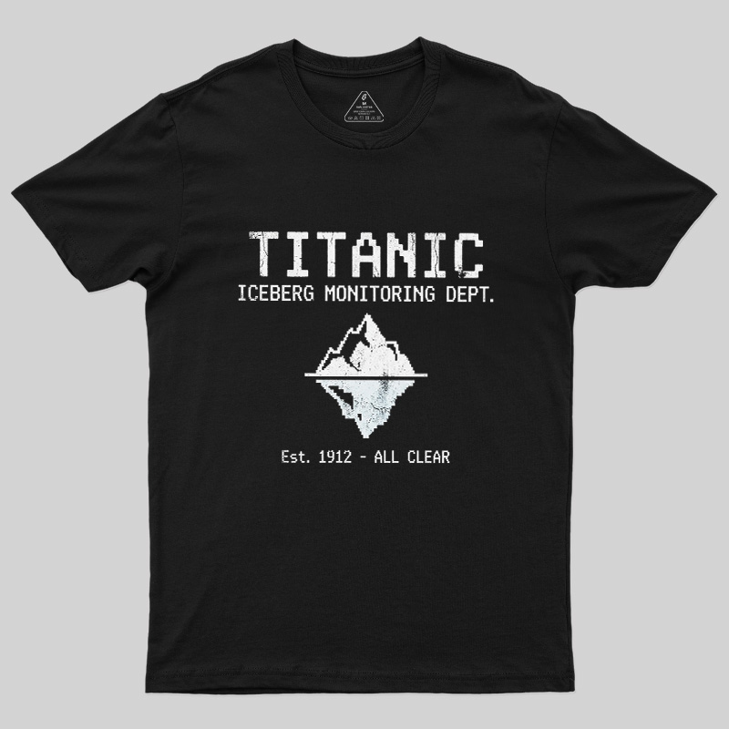 Iceberg Monitoring Dept Geek T-Shirt