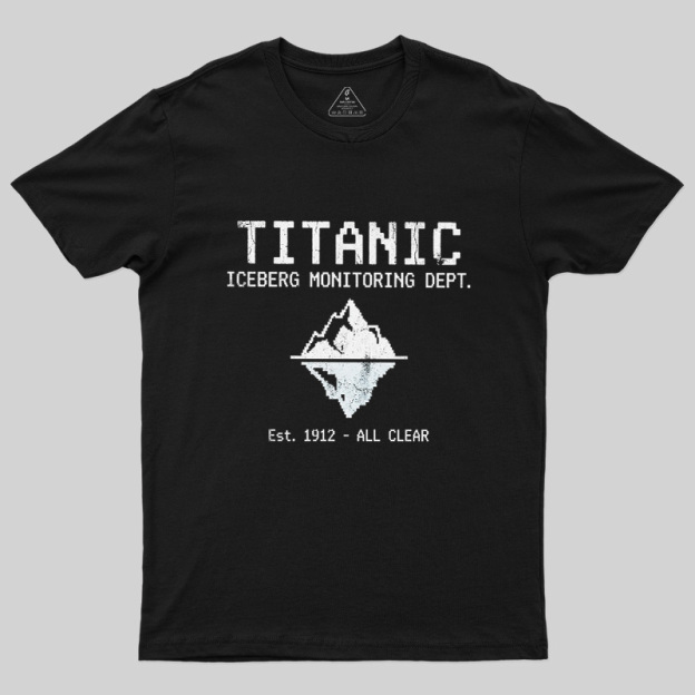 Iceberg Monitoring Dept Geek T-Shirt