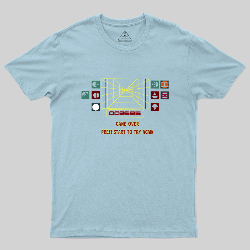 Star Raiders Game Over Geek T-Shirt