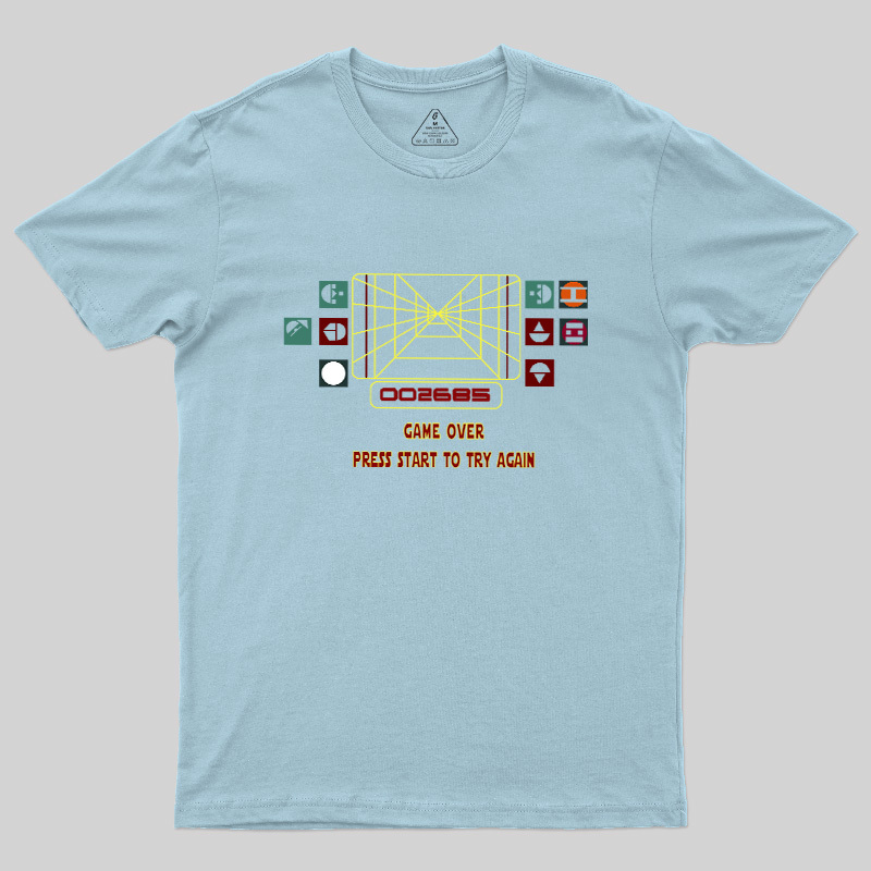 Star Raiders Game Over Geek T-Shirt