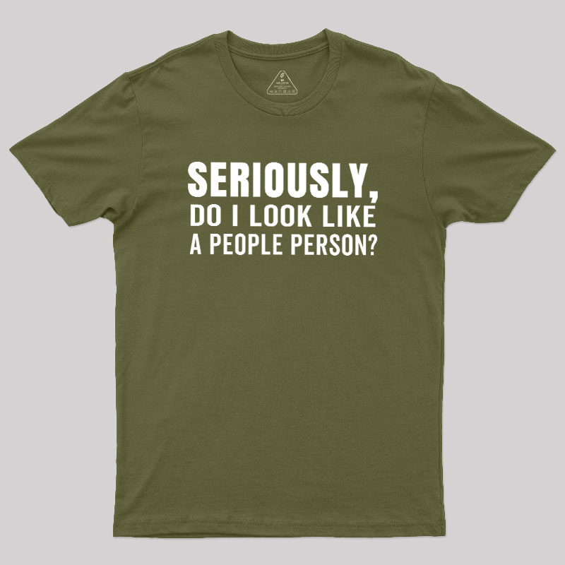 Not a People Person Geek T-Shirt